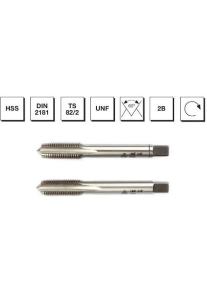 Mte Hss 2 Li Tk Klavuz DIN2181 M10X1.25 102031000
