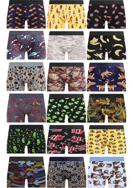 Erkek 10 Adet Rastgele Sürpriz Desenli Boxer - Özel Gizemli Paketinde Sürpriz Boxer fiyatları