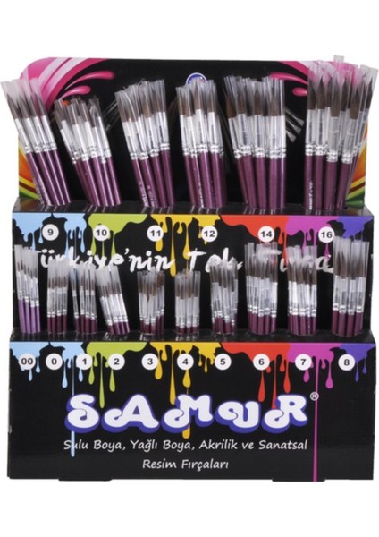 Sulu Boya Extra Kalem Fırça Stand 192 Li