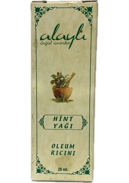 Hint Yağı 20 cc