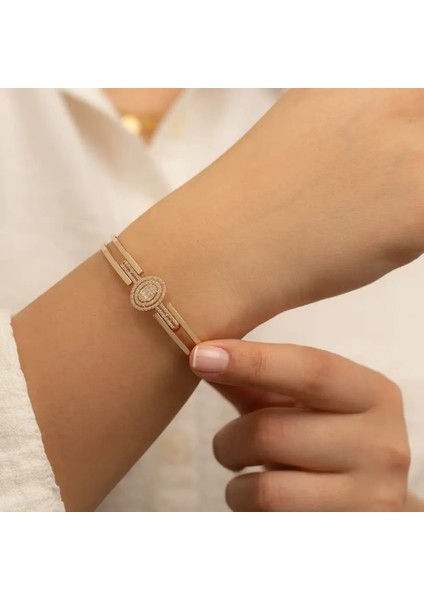 Baget Taş Detaylı Kaburga Kelepçe