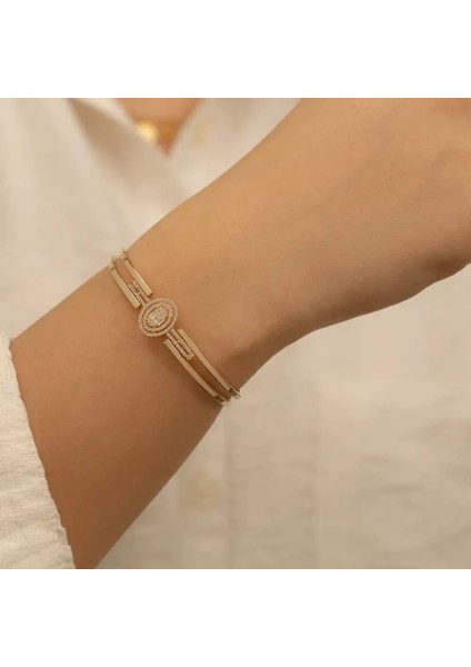 Baget Taş Detaylı Kaburga Kelepçe modelleri