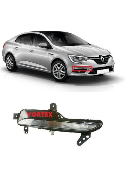 Renault Megane 4 Ön Tampon Sinyali Sağ 2015>