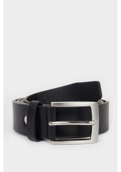 Erkek Suni Deri Jean Kemeri D3285AXNS