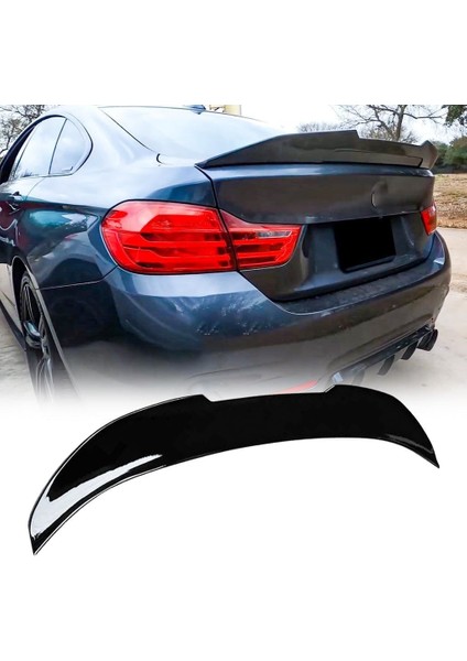 Bmw f36 psm bagaj üstü spoiler siyah boyalı plastik 2013 / 2017