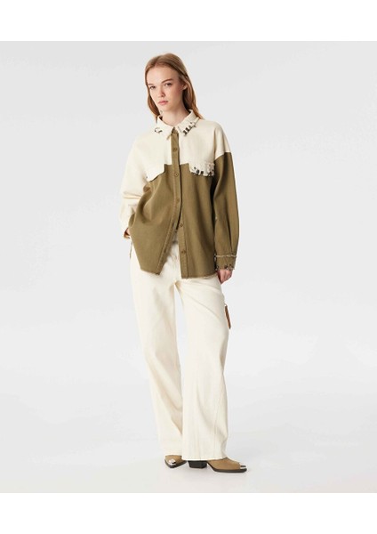 Colorblock Non Denim Gömlek indirimleri