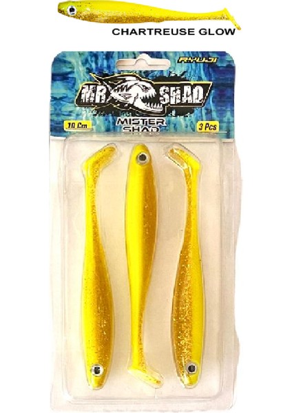 Mister Shad 10CM 7gr Silikon Yapay Yem (3ADET) fiyatları