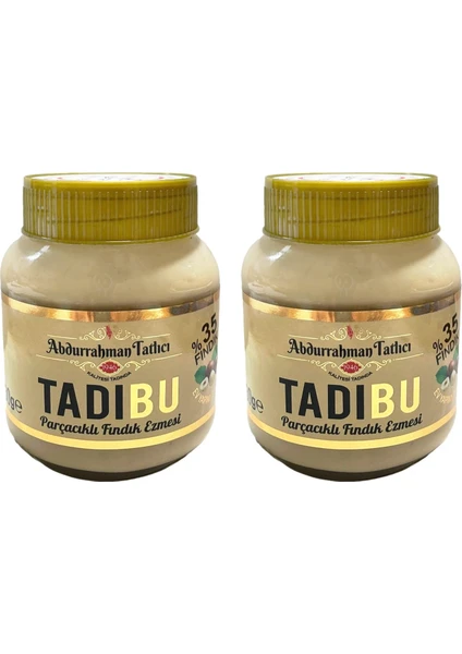 Abdurrahman Tatlıcı Tadıbu Parçacıklı Fındık Ezmesi 330 gr 2 Li