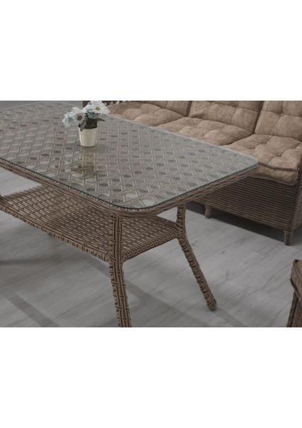 Montego Kahverengi 3+1+1 Bahçe Takımı , Oturma Grubu