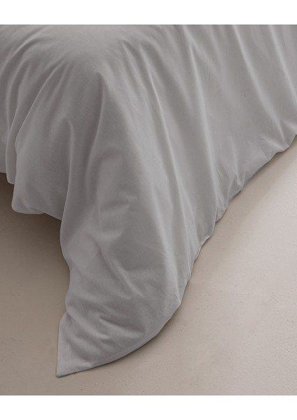 Manon King Size %100 Pamuk Ranforce Düz Nevresim - Gri modelleri