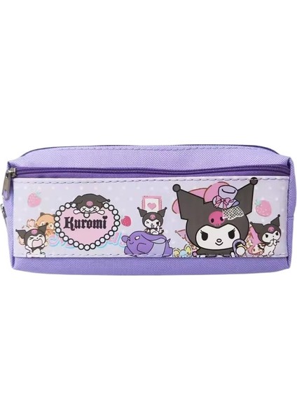 Kalem Çantası Kuromi Melody Büyük Kapasiteli, Yüksek Değerli Karikatür Sevimli Kız Kalp Ilkokul Ortaokul Öğrencileri (Yurt Dışından)