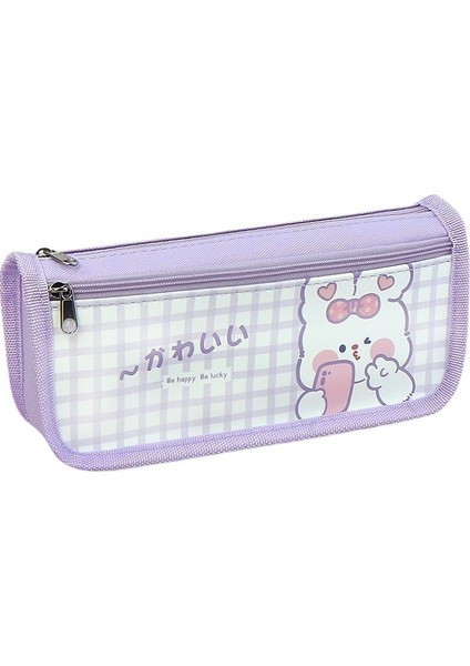 Kızlar, Ilkokul ve Ortaokul Öğrencileri Için Yeni Büyük Kapasiteli, Yüksek Görünümlü, Sevimli Kalem Çantası, Ins, Japon Tarzı, Küçük Taze Kırtasiye Çantası (Yurt Dışından)