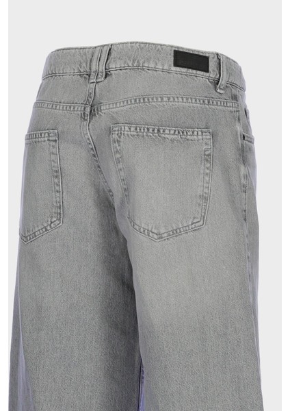 Weslie Gri Normal Bel Wideleg Patı Fermuarlı Jean Pantolon C 4530-209 modelleri