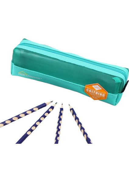 Büyük Kapasiteli, Basit Stilde, Nefes Alabilen ve Üst Düzey Anlamda, Öğrenci Büyük Kapasiteli Kalem Kutusu ile Çift Parçalı Örgü Kalem Kutusu (Yurt Dışından)