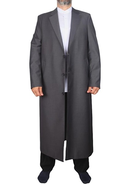 Ceket Yaka Tam Astarlı Cübbe Mevsimlik Koyu Gri fiyatları