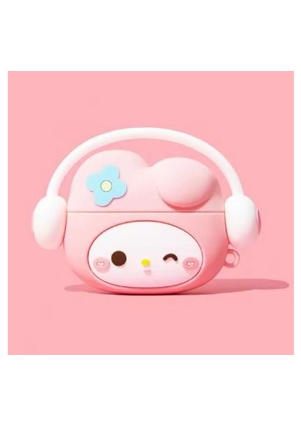 Samsung Galaxy Buds3 Pro Ile Uyumlu Sanrio Figürlü Silikon Kılıf