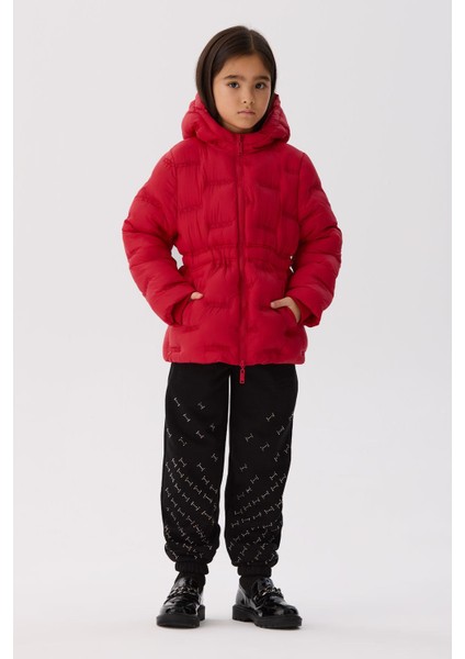 Bg Store Kız Çocuk Kırmızı Mont
