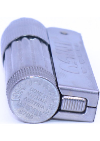 Orijinal Avusturya Üretimi Paslanmaz Çelik Benzinli Muhtar Çakmak - Gümüş Rengi indirimleri