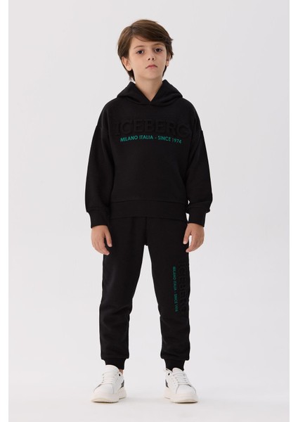Bg Store Erkek Çocuk Siyah Sweatshirt