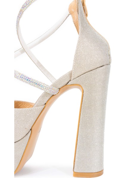 Kadın Deri Altın Topuklu Ayakkabı 1065 223-551 Bn Ayk SK24-25 Altın Glttr fırsatları