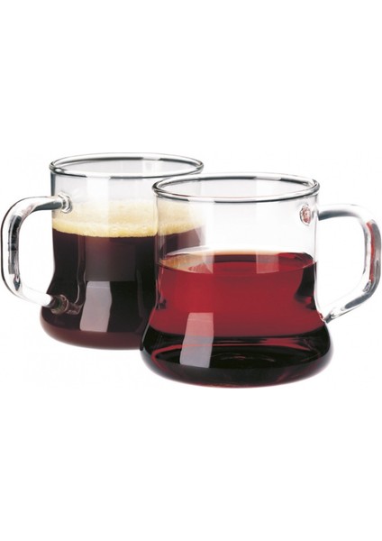 2'li Ince Cam Fincan Kupa 0,25LT Keyifli Içim Çay Kahve Soğutmaz