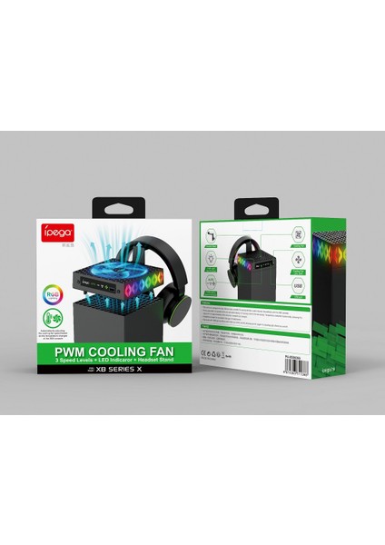 Xbox Series x Uyumlu Üst Fan Soğutucu Rgb Ipega PG-XBX026S