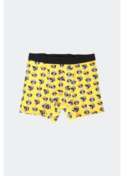 Erkek 6'lı Desenli Renkli Pamuklu Premium Paket Boxer