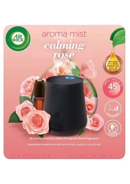 Air Wick Air Wick Essential Mist Otomatik Hava Temizleyici Oda Kokusu (Koku Makinesi + 1 Şişe Yedek)