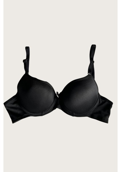 Aria's Closet Mikro Kumaş Push Up Dolgulu Balenli Günlük Tek Destekli Sütyen fırsatları