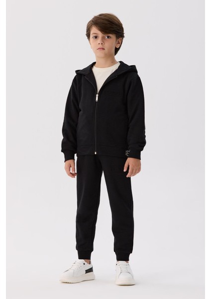 Bg Store Erkek Çocuk Siyah Eşofman Üstü