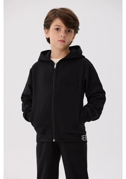 Bg Store Erkek Çocuk Siyah Eşofman Üstü