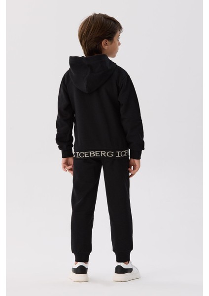 Bg Store Erkek Çocuk Siyah Eşofman Üstü