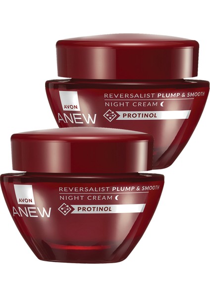 Anew Reversalist Plump & Smooth Gece Kremi İkili Set 50 ml