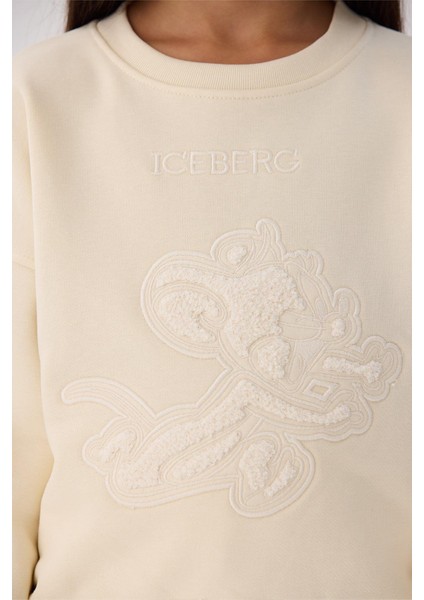Bg Store Kız Çocuk Bej Sweatshirt modelleri