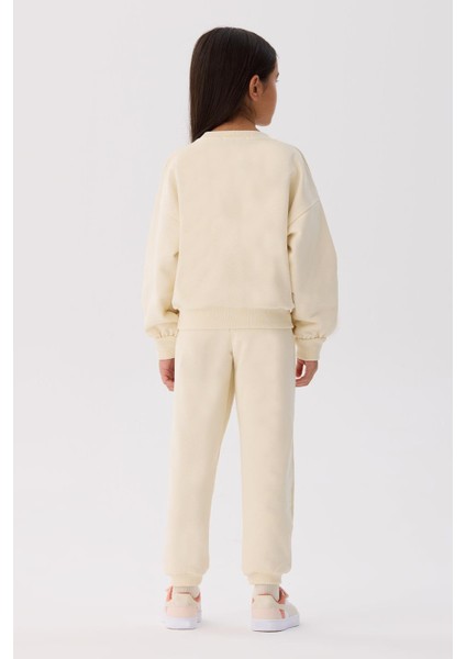 Bg Store Kız Çocuk Bej Sweatshirt fırsatları