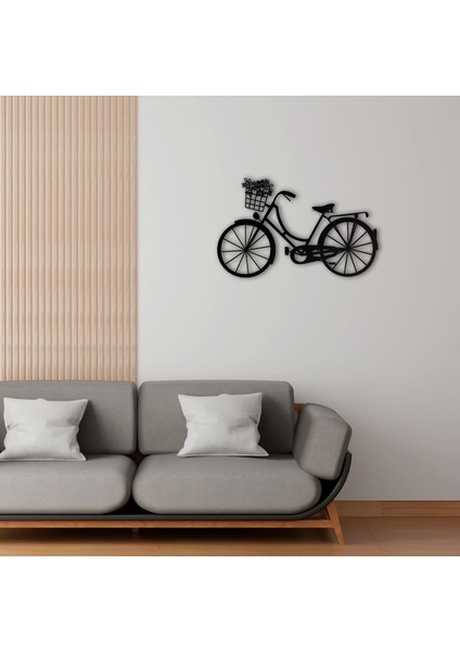 Süslü Bisiklet Metal Dekoratif Tablo