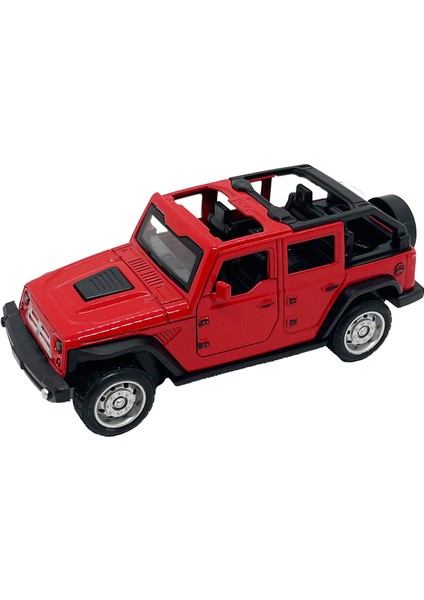 Diecast Metal Çek Bırak 4x4 Jeep