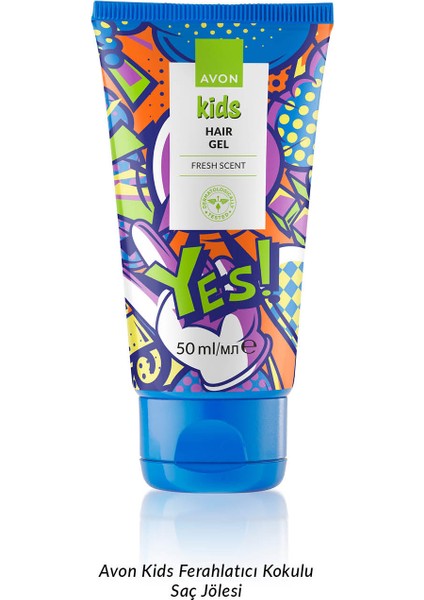 Kids Yes Fresh Kokulu Saç Jölesi 50 Ml. Üçlü Set