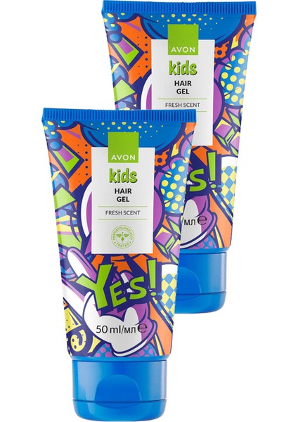Kids Yes Fresh Kokulu Saç Jölesi 50 Ml. Ikili Set