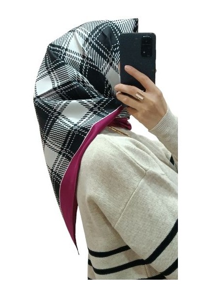 İ-3843 Twill Ipek Eşarp