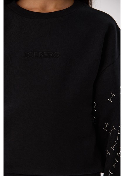 Bg Store Kız Çocuk Siyah Sweatshirt modelleri