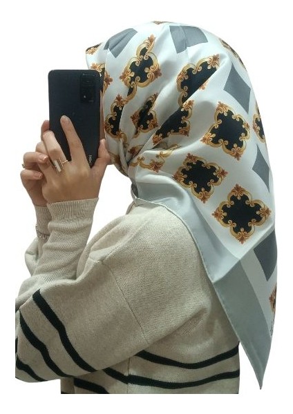 İ-3849 Twill Ipek Eşarp