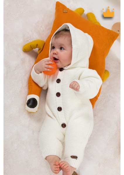 Babyhola Triko Içi Welsoft Kız-Erkek Bebek Tulum 2809