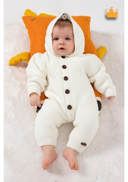 Babyhola Triko Içi Welsoft Kız-Erkek Bebek Tulum 2809