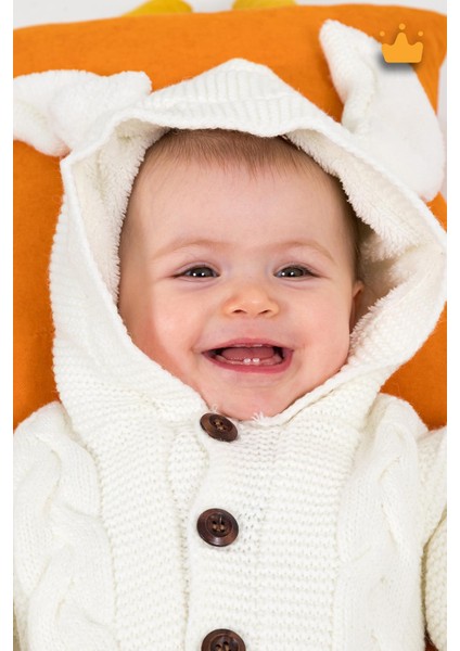 Babyhola Triko Içi Velsoft Kız Erkek Bebek Tavşan Kulaklı Tulum 2800 fırsatları