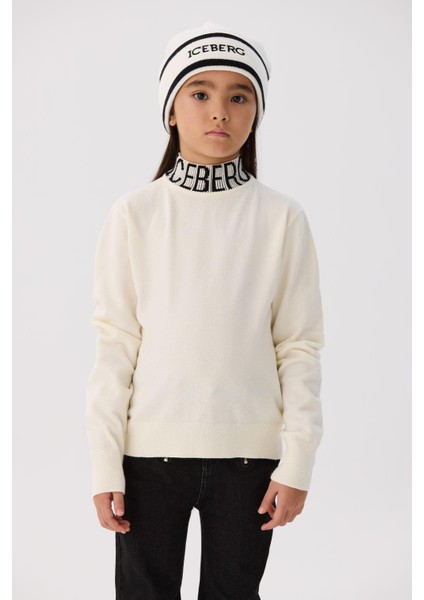 Bg Store Kız Çocuk Kırık Beyaz Kazak fiyatları