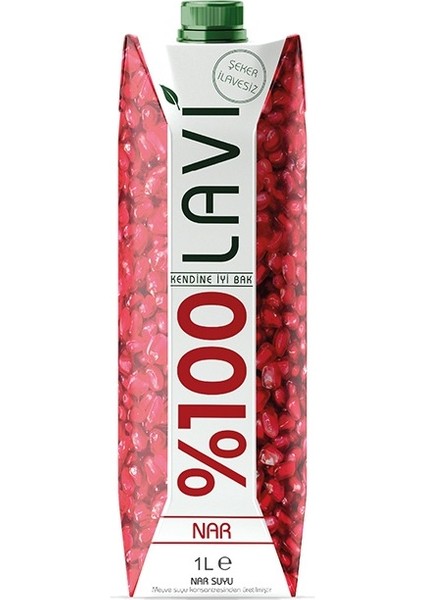 %100 Nar Suyu Içeceği 1000 ml x 12 Adet