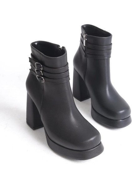 Sprs 02982 Kadın 9,5 Cm Platform Topuklu Bot