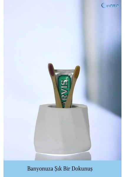 Diş Fırçalığı Diş Fırçalık Diş Fırçası Standı Diş Fırçası Tutucu Gümüş Eskitme Model 17 indirimleri