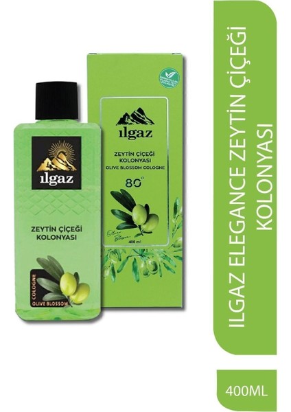 Elegance Series - Zeytin Çiçeği Kolonyası - Eau De Cologne 80 Derece 400 ml